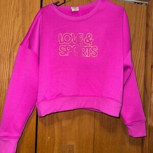 Pink Love & Sports Sweatshirt